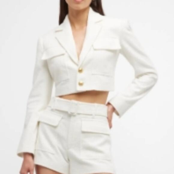 A.L.C. Banks Textured Cropped Blazer - Picture 7 of 10